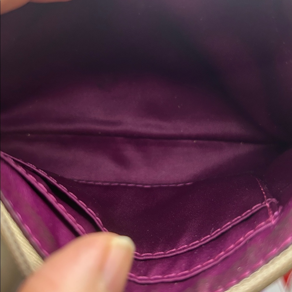 Coach Gesso Op Art Metallic Wristlet - Picture 2 of 16